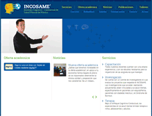 Tablet Screenshot of incosame.com.mx